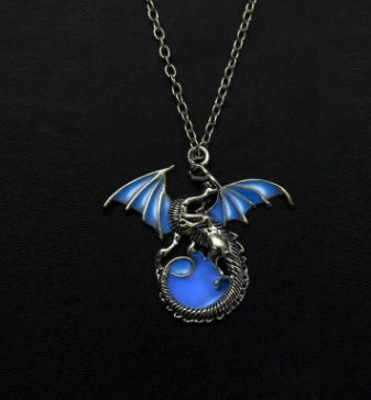 Glowing Dragon Pendant Necklace