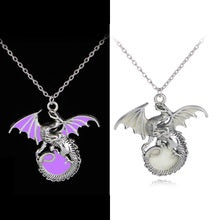 Glowing Dragon Pendant Necklace