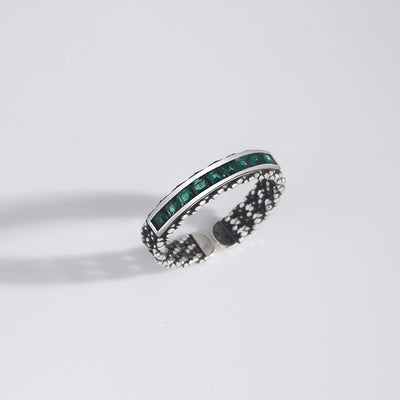 Woven Twisted Ring Female Special-interest Design Vintage